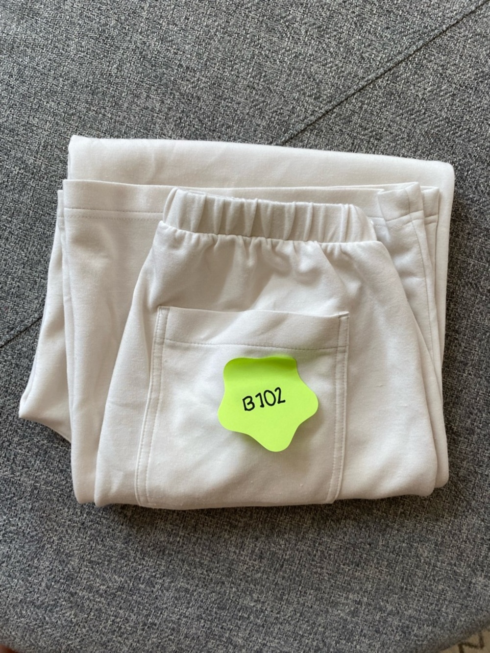 ‼️2 for $15‼️ Buttery soft Cream Wide-Leg Pull-On Pants - Picture 7 of 7